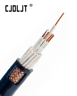 Copper wire braid control cable